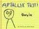 Aptallık Testi