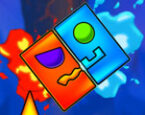 Geometri Dash: Ateş ve Su Oyunu Oyna